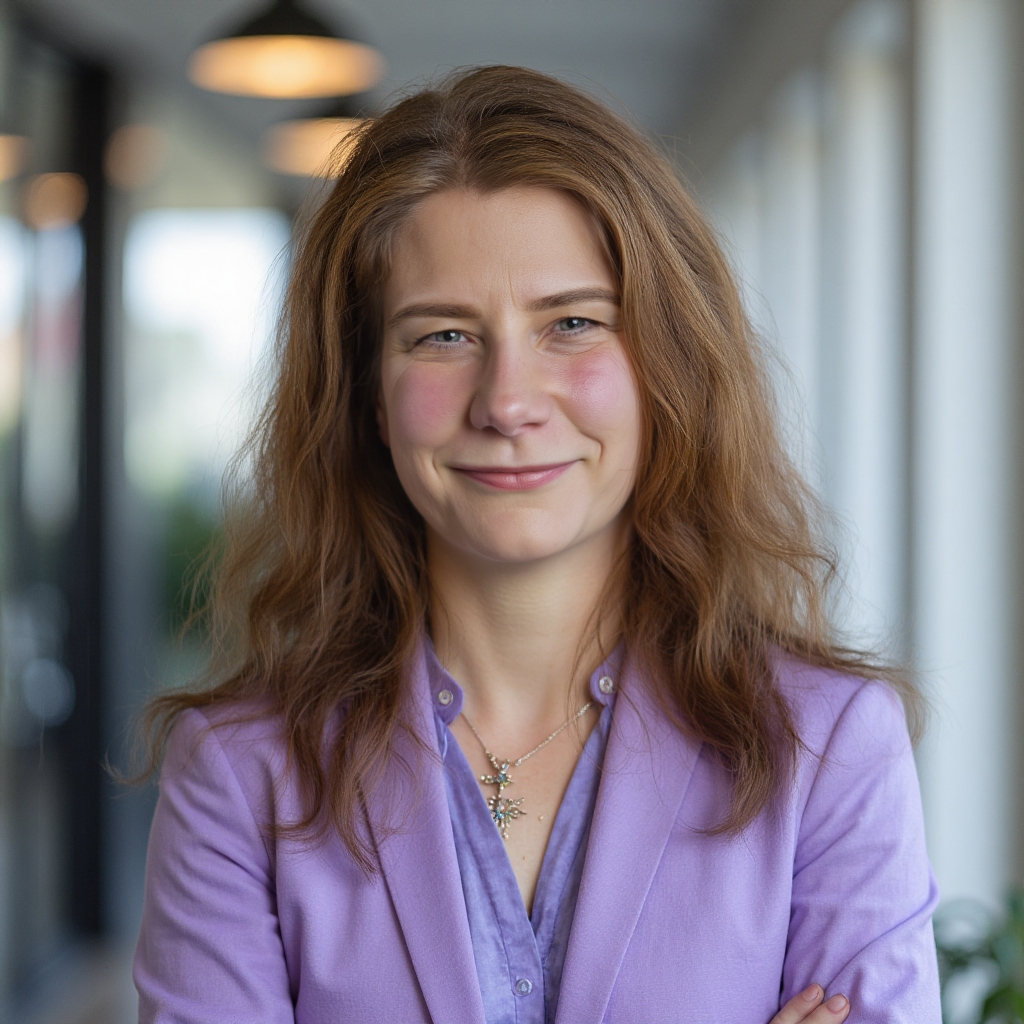 {
  "sui_image_params": {
    "prompt": "a head shot picture of xkatschilx woman with only her head and shoulders in the frame. she is facing the camera and is smartly dressed in lilac. she is not wearing makeup, she is wearing her hair down falling freely over her shoulders. On the background you can see a business environment photo of xkatschilx woman ",
    "model": "flux_dev",
    "seed": 356292612,
    "steps": 25,
    "cfgscale": 1.0,
    "aspectratio": "1:1",
    "width": 1024,
    "height": 1024,
    "sampler": "euler",
    "initimagecreativity": 0.6,
    "maskblur": 4,
    "nopreviews": true,
    "loras": [
      "xkatschilx-woman-BEST"
    ],
    "loraweights": [
      "1.3"
    ],
    "vae": "flux_ae",
    "negativeprompt": "",
    "swarm_version": "0.9.4.1"
  },
  "sui_extra_data": {
    "date": "2025-01-26",
    "original_prompt": "a head shot picture of xkatschilx woman with only her head and shoulders in the frame. she is facing the camera and is smartly dressed in lilac. she is not wearing makeup, she is wearing her hair down falling freely over her shoulders. On the background you can see a business environment photo of xkatschilx woman ",
    "prep_time": "25.74 min",
    "generation_time": "61.69 sec"
  }
}